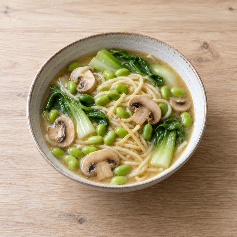 毛豆味噌湯麵
